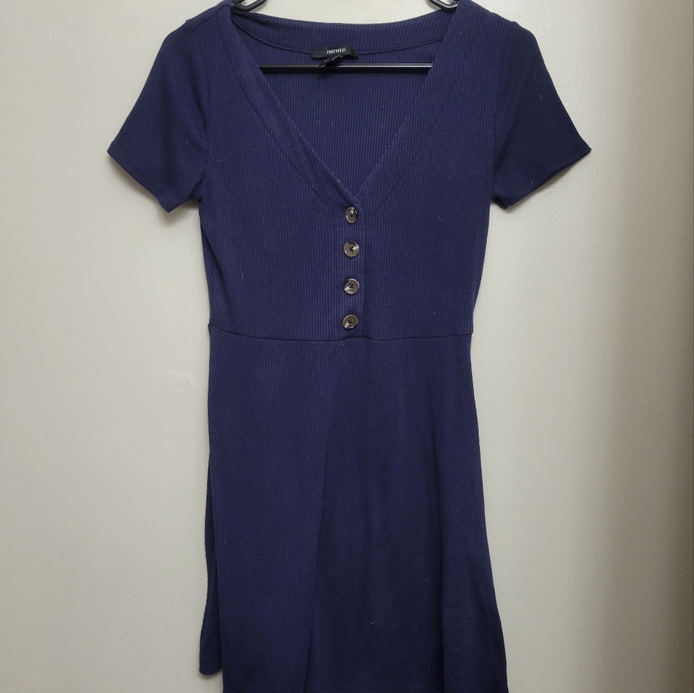 Forever 21 Navy blue skater dress